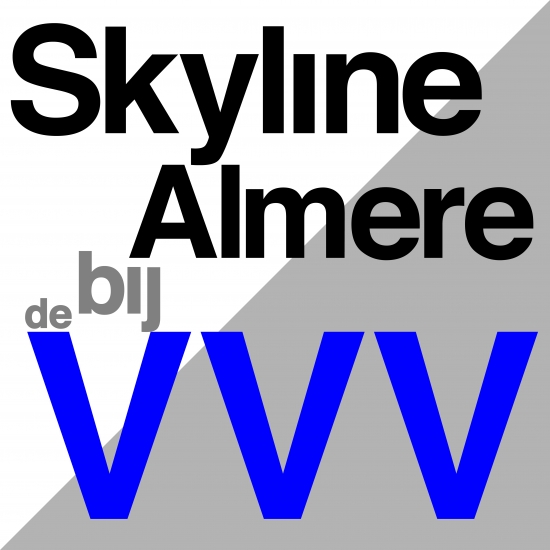 Skyline Almere Schaal bij de VVV Almere